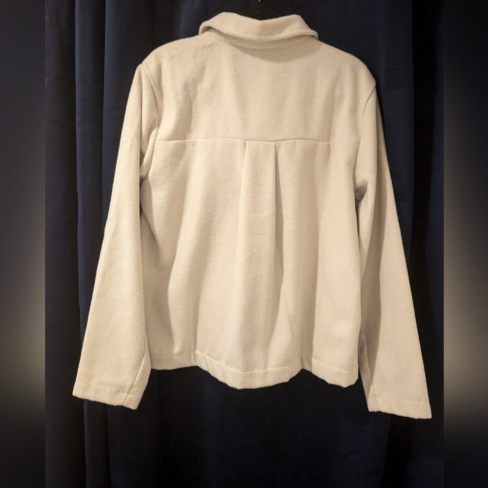 Banana Republic Cream Jacket with Snap Buttons - Picture 7 of 16